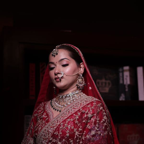 Stunning bridal transformation by Niharika Beauty World